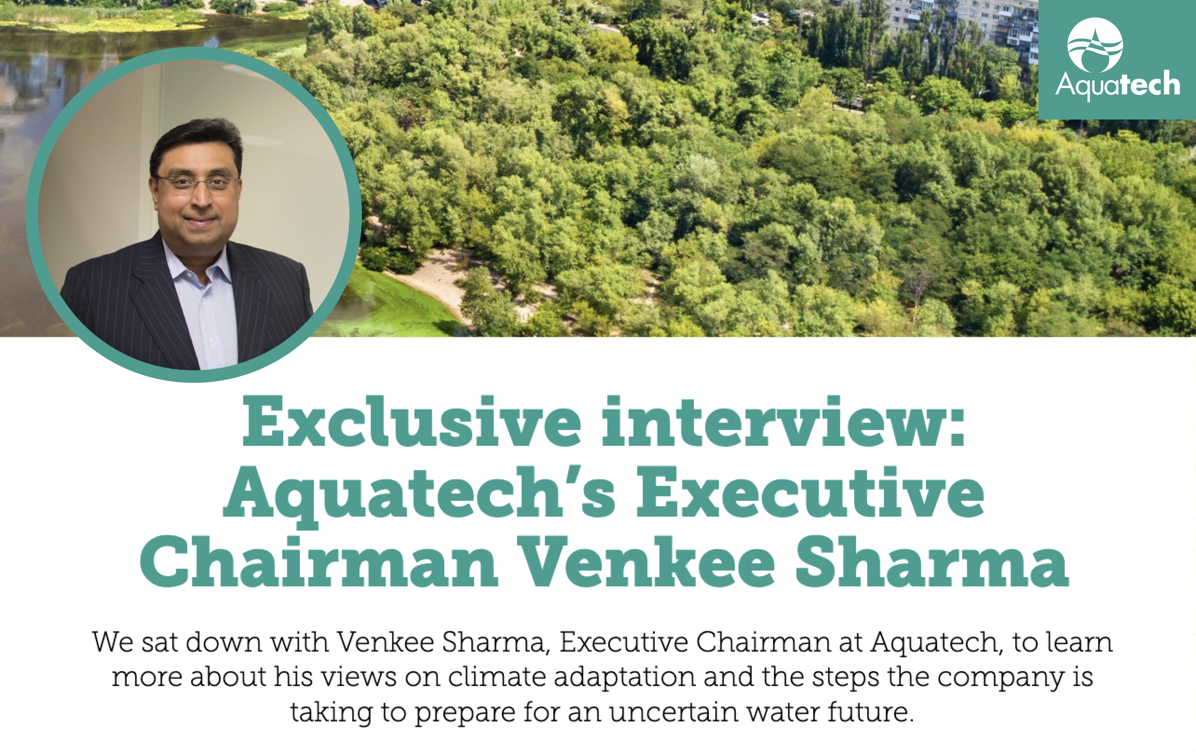 Interview: Venkee Sharma Shares His Views on Climate Change Adaptation with H2O Global News
